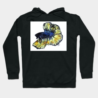 Art Doodle No. 34 Betta Fish Hoodie